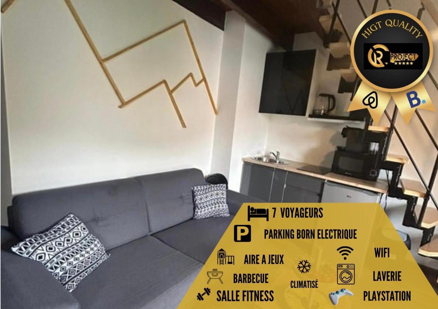 Appartement Reve Divin T4 Avec Parking-barbecue-laverie-bagagerie-salle De Sport-aire De Jeux-climatise Lourdes